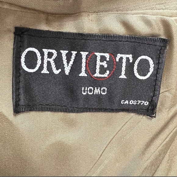 Orvieto tan 100% wool oversized blazer 42 - Picture 10 of 12